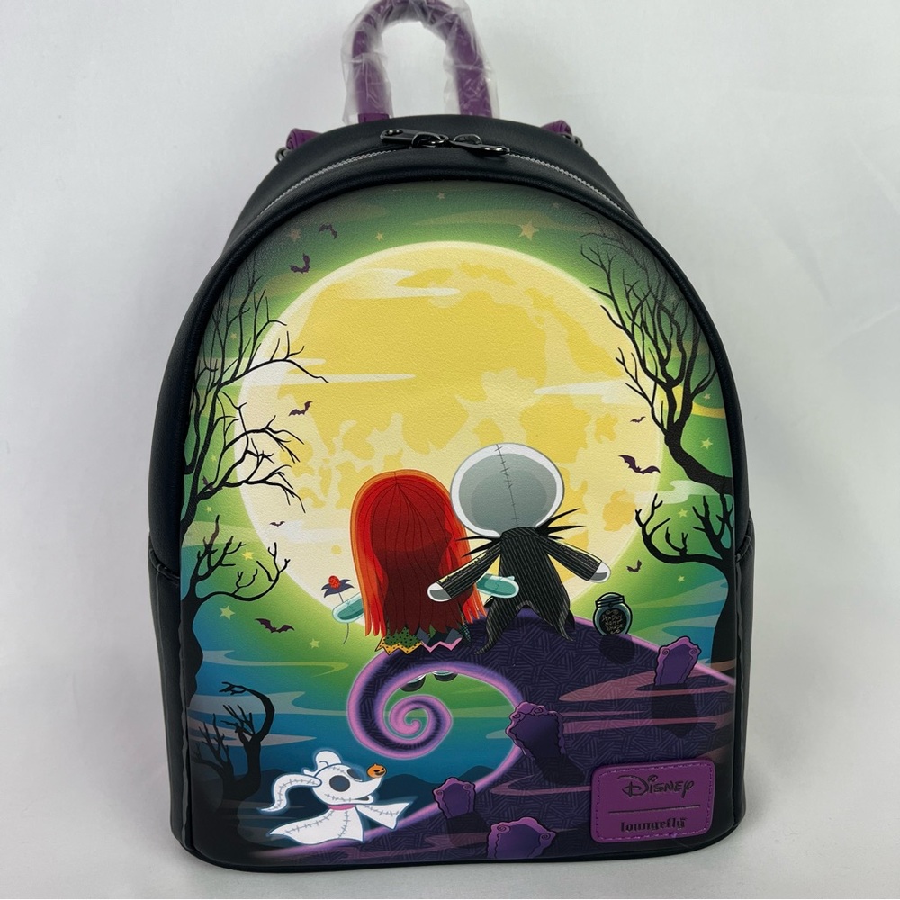 Loungefly Disney Nightmare Before Christmas 2024 Jack & Sally Backpack